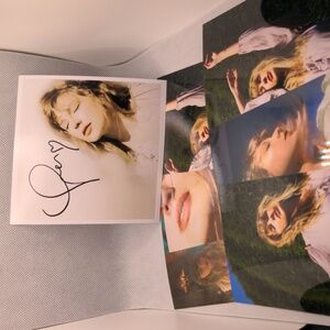 Taylor Swift fearless Taylor's version signed reprint photo bundle